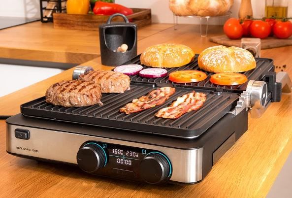 Cecotec RocknGrill Dual Tisch & Kontaktgrill mit 2.000W für 69,90€ (statt 97€)