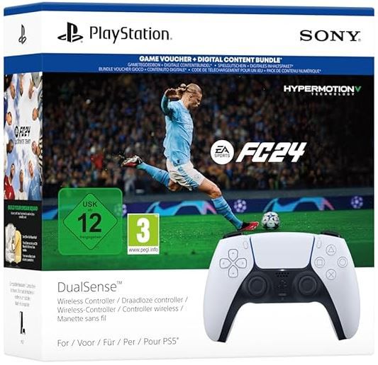 PS5 DualSense Wireless Controller + EA Sports FC 24 Bundle für 84,99€ (statt 94€)