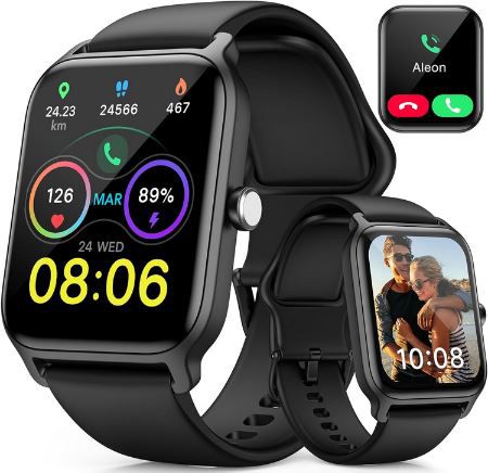 Quican 1,8 Bluetooth Smart Watch mit Telefonfunktion für 22,99€ (statt 80€)