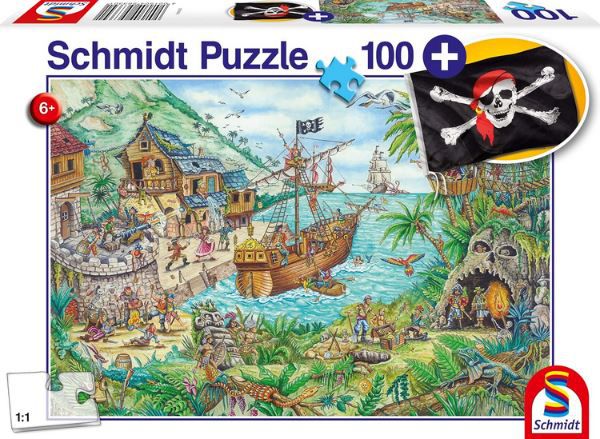 Schmidt Spiele In der Piratenbucht Puzzle inkl. Piratenflagge für 9,99€ (statt 14€)