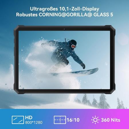 Blackview Active 6 Outdoor Android Tablet mit 16GB RAM, 128GB für 199,99€ (statt 250€)