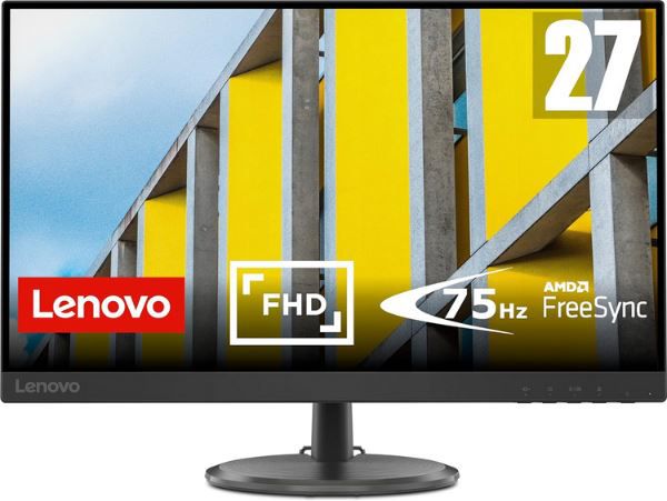 Lenovo D27 37   27 Full HD Monitor mit 75Hz, 5ms für 89,99€ (statt 130€)