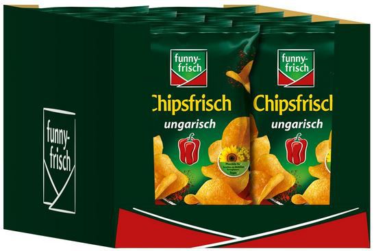 10x funny frisch Chipsfrisch ungarisch, 150g ab 16,91€ (statt 20€)