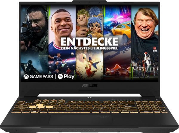 ASUS TUF Gaming F15 Laptop, 15,6 FHD, i7 12700H, RTX 4050 für 899€ (statt 1.199€)