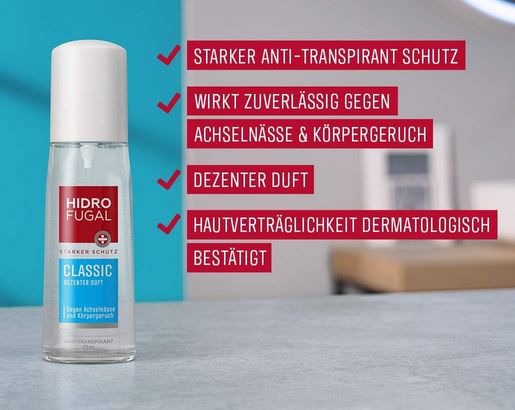 Hidrofugal Classic Deo Zerstäuber, 75 ml ab 2,87€ (statt 4,45€)