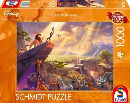 Amazon: Schmidt Puzzles im Angebot   z.B. König der Löwen Puzzle für 9,39€ (statt 13€)