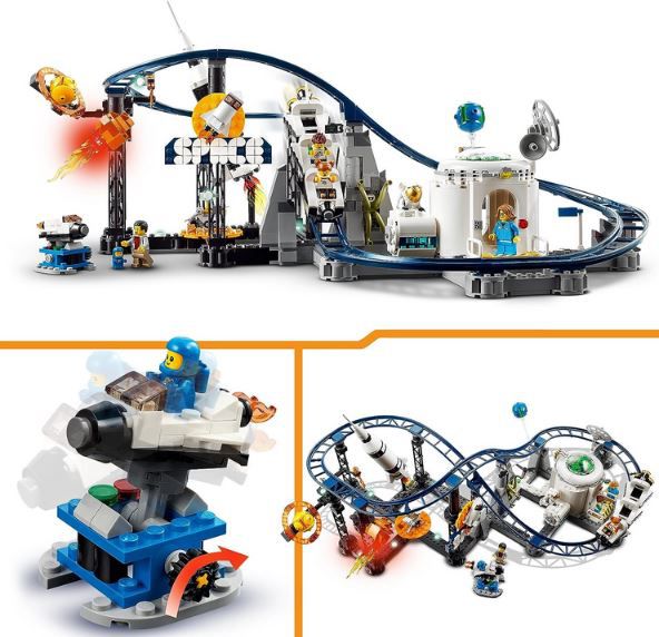 LEGO 31142 Creator 3 in 1 Weltraum Achterbahn für 62,90€ (statt 78€)