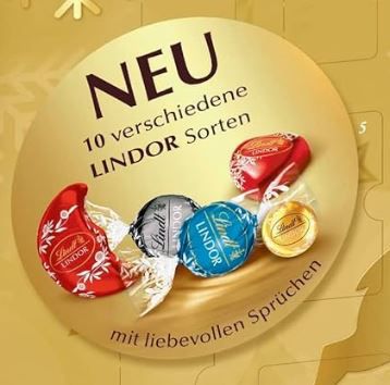 Lindt Weihnachten Lindor Adventskalender 2023 für 16,72€ (statt 23€)