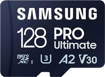 Samsung PRO Ultimate microSD Karte + SD Adapter, 128 GB für 11,99€ (statt 17€)