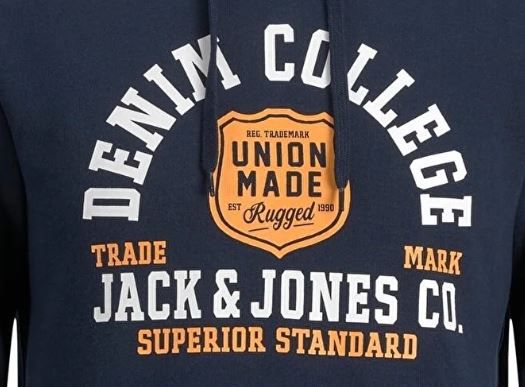 Jack & Jones JJELOGO Hood Plus Size Kapuzenpullover für 12,99€ (statt 38€)   Nur M