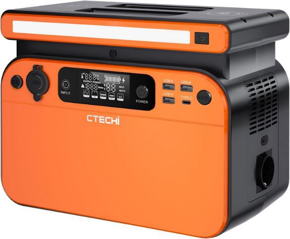 CTECHi Tragbare LiFePO4 Powerstation mit 518Wh/500W für 199,50€ (statt 399€)