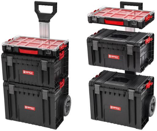 Qbrick System Werkzeugwagen Set mit Organizer, Box & Cart für 79,99€ (statt 118€)