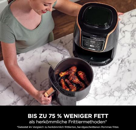 Ninja AF150EUCP Air Fryer MAX Heißluftfritteuse, 5,2L für 89,99€ (statt 139€)