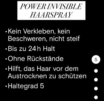 Taft Power Invisible Haarspray, Haltegrad 5, 250ml ab 1,99€ (statt 3€)
