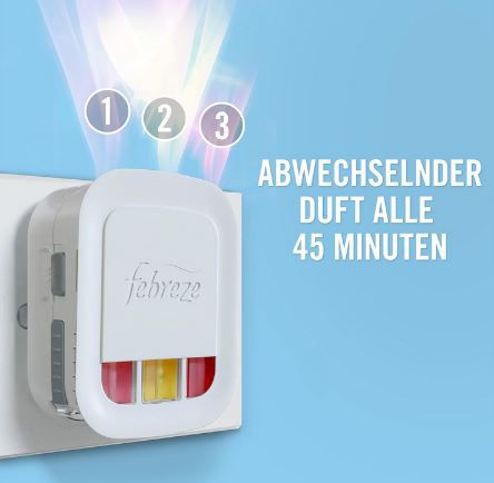 Febreze 3Volution Duftstecker Vanille & Magnolie Starter Set für 4,99€ (statt 12€)