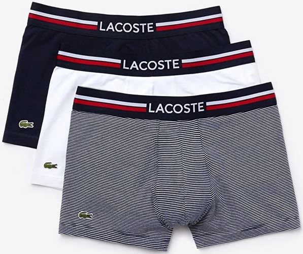 3 x 3er Pack Lacoste Iconic Cotton Stretch Trunks für 56,98€ (statt 135€)