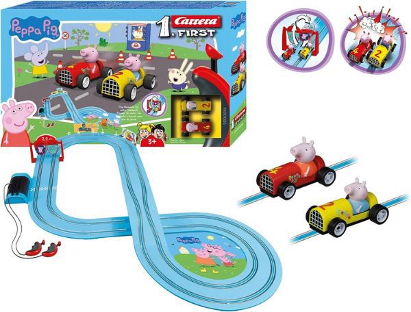 Carrera First Peppa Pig Soapbox Race Rennstrecken Set für 17,99€ (statt 22€)