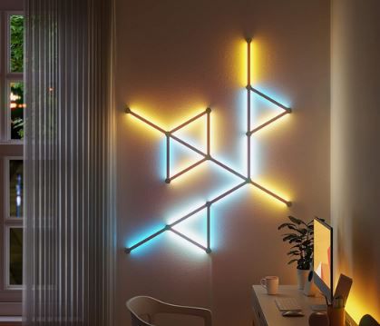 Nanoleaf Lines 60 Grad Starter Kit mit 15 Lichtleisten für 189,99€ (statt 220€)
