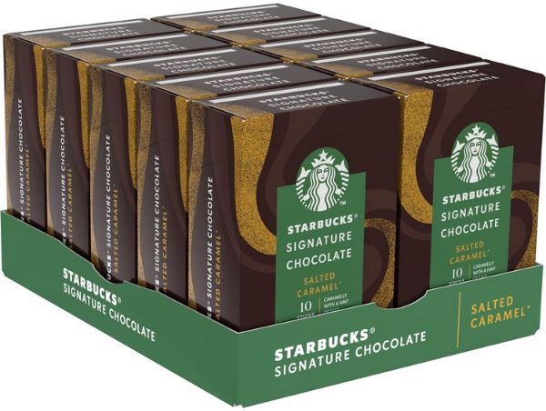 10er Pack Starbucks Signature Chocolate Salted Caramel 44,99€ (statt 53€)