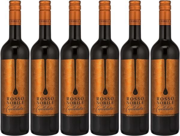 6x Rosso Nobile Al Cioccolata Rotwein, 0,75L ab 20,46€ (statt 27€)