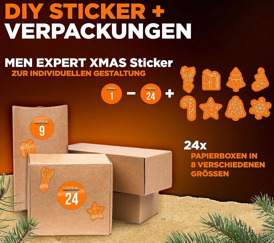 LOréal Men Expert Do it yourself Adventskalender 2023 für 41,95€ (statt 63€)