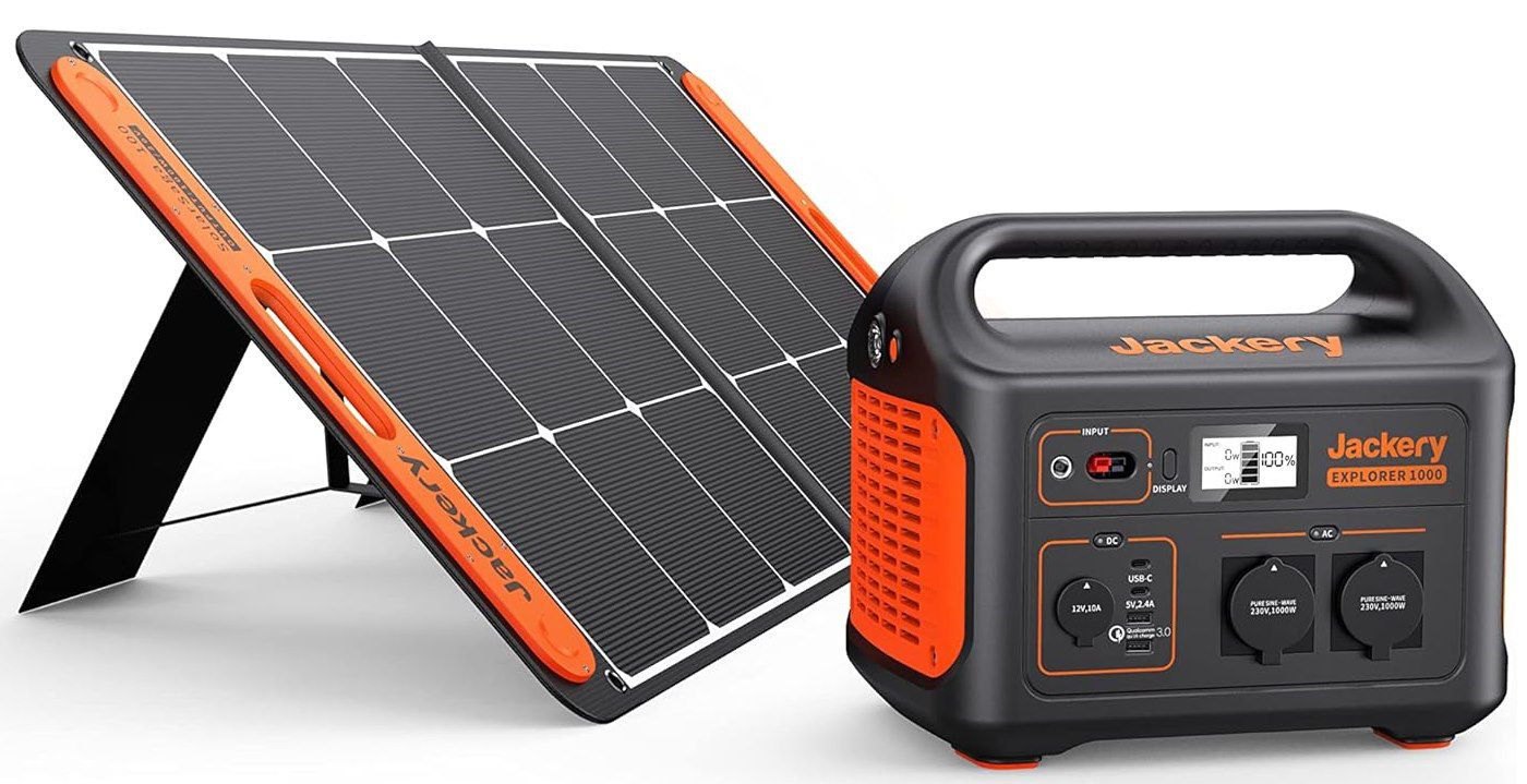 Jackery Explorer 1000 Powerstation inkl. 100W Solarpanel für 699€ (statt 968€)