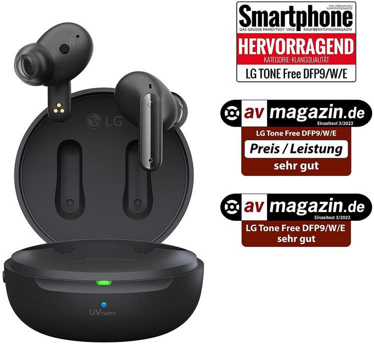 🎵 LG TONE Free DFP9 InEar Kopfhörer mit ANC für 49€ (statt 59€)
