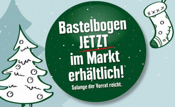 Marktkauf: Nikolausstiefel basteln und gratis befüllen lassen