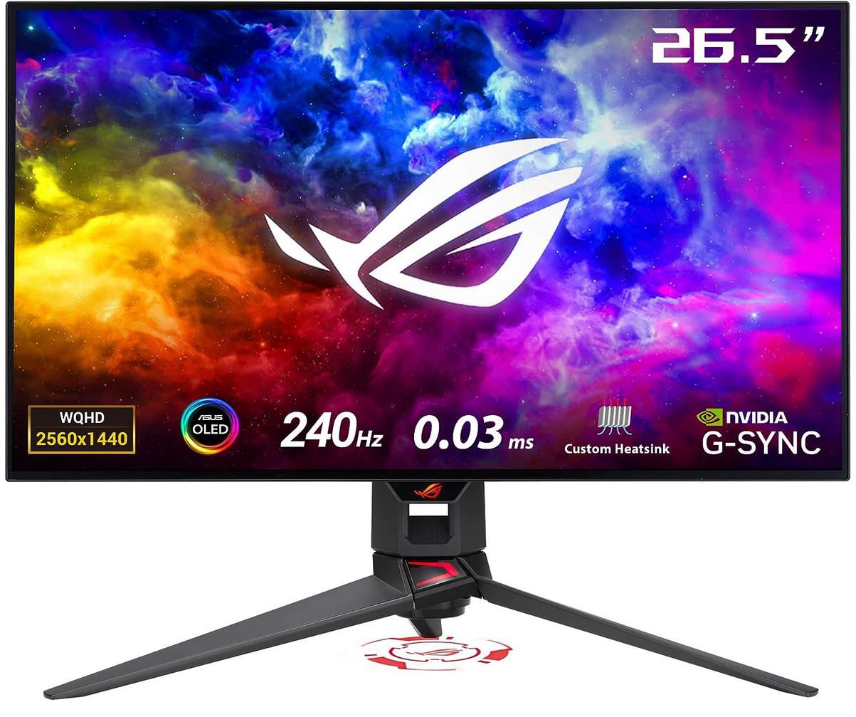 ASUS PG27AQDM   27 Zoll OLED Gaming Monitor 240Hz für 799€ (statt 895€)