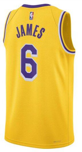 Nike Lakers LeBron James 2022/2023 Trikot für 39,35€ (statt 53€)