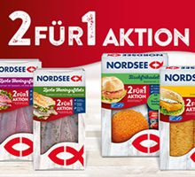 🐟 Nordsee-Fisch: 2 für 1 Aktion