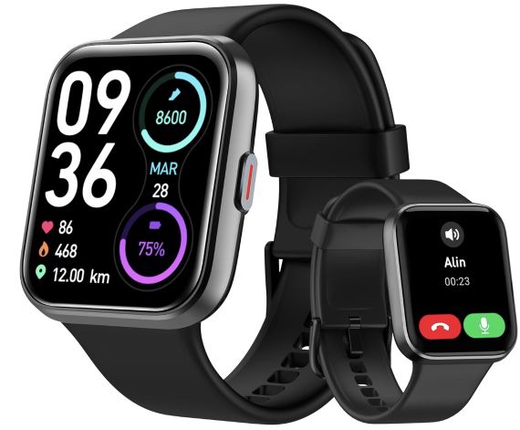 Tensky 1,8″ Smartwatch mit Telefonfunktion für 20,39€ (statt 51€)