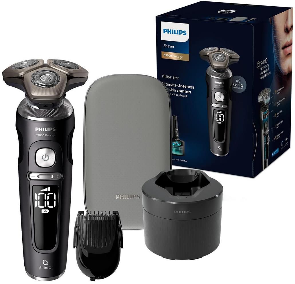 Philips Rasierer S9000 Prestige Nass  & Tro­cken­ra­sie­rer für 229,99€ (statt 265€)