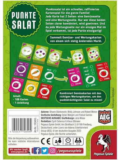 Familienbrettspiel Punktesalat von Pegasus für 7,99€ (statt 12€)