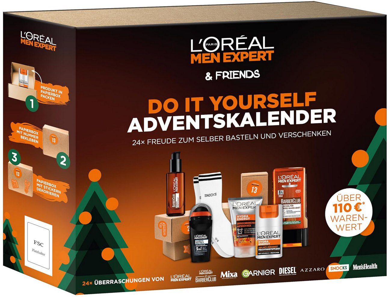 LOréal Men Expert Do it yourself Adventskalender 2023 für 41,95€ (statt 63€)