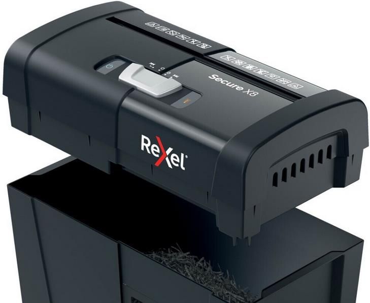 REXEL Ak­ten­ver­nich­ter Secure mit Partikelschnitt für 58,99€ (statt 93€)