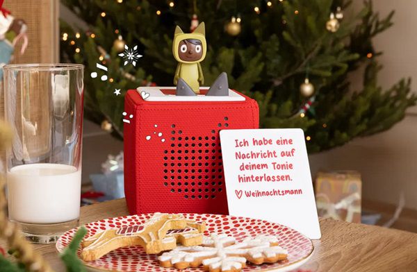 Gratis: Persönliche Nachricht vom Weihnachtsmann auf die Toniebox