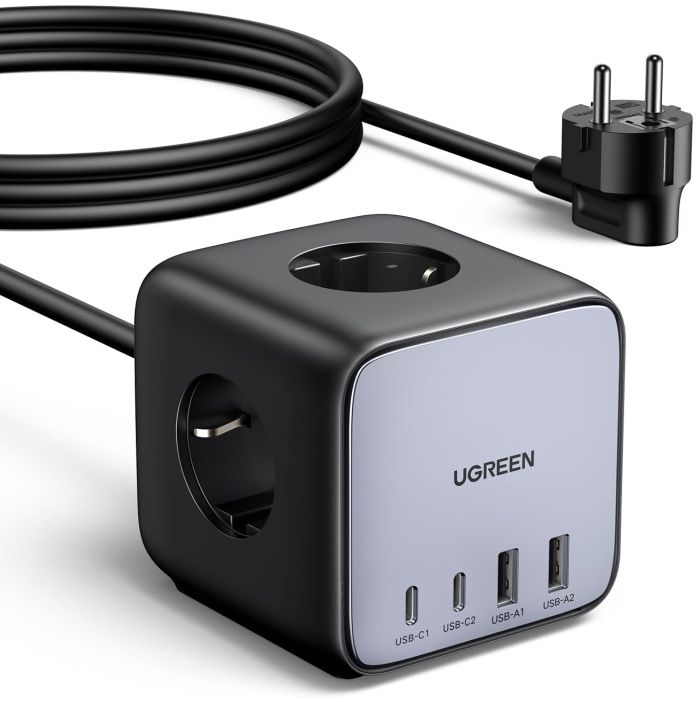 UGREEN DigiNest 65W USB C Würfel mit 3 Steckdosen für 51,99€ (statt 70€)