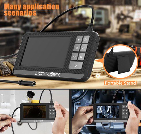 Pancellent Digitales HD Endoskop mit 4,3 Zoll Display für 22,95€ (statt 31€)