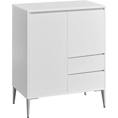 VASAGLE Sideboard mit 2 Schubladen in Weiß für 48,46€ (statt 73€)