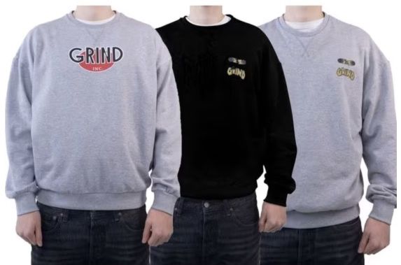 3x Grind Inc. Baumwoll Sweatshirt Comfort Fit für 33€ (statt 135€)