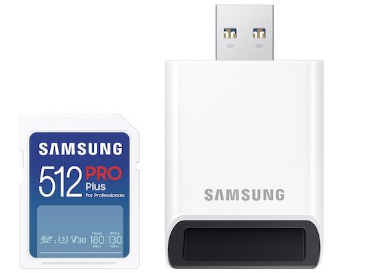 Samsung PRO Plus SD Karte mit 512 GB für 39,90€ (statt 63€)