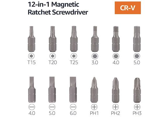 Amazon Basics Ratschen Schraubendreher für 8,79€ (statt 11€)