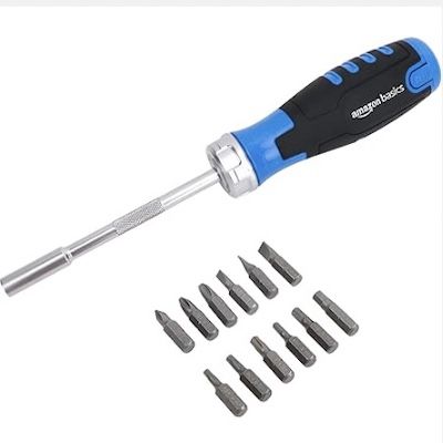 Amazon Basics Ratschen-Schraubendreher für 7,45€ (statt 11€)