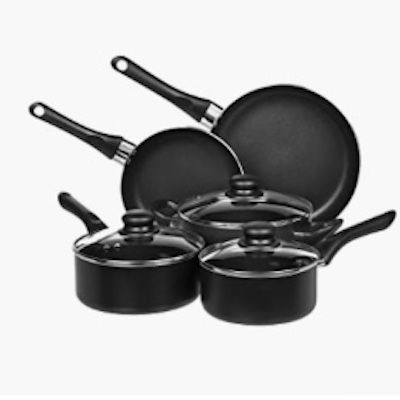 Amazon Basics – 8-teiliges Kochgeschirr für 44€ (statt 60€)
