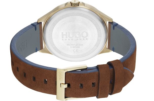 HUGO 1530134 Quarzuhr mit Lederarmband für 67,99€ (statt 132€)