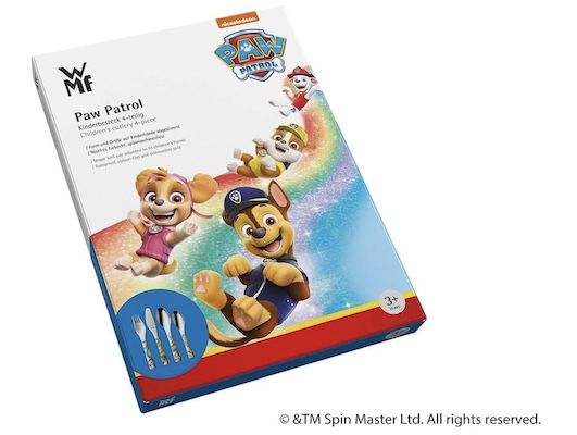 WMF 4 tlg. Paw Patrol Kinderbesteck Set für 24,99€ (statt 35€)