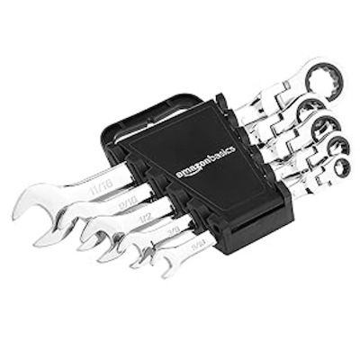 🛠️ Amazon Basics Flexibles Ratschenschlüssel-Set für 16,99€ (statt 19€)