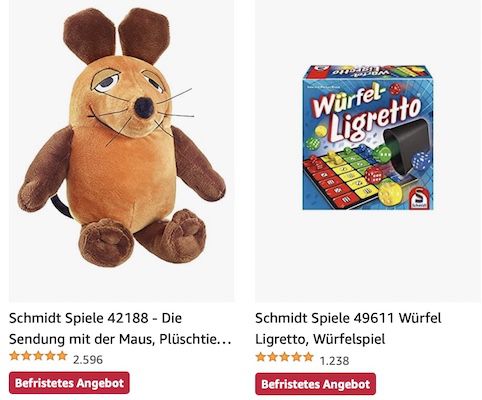 Amazon: Puzzle, Brettspiele & Holzspielwaren von Schmidt Spiele