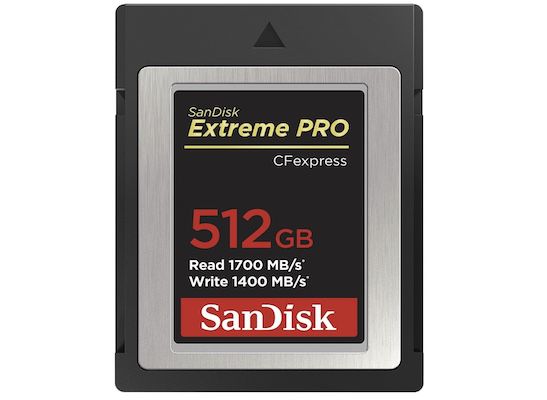 SanDisk Extreme Pro CFexpress mit 512 GB für 245,99€ (statt 319€)